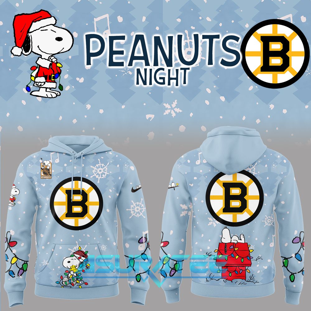 Boston Bruins x Peanuts Night Limited Edition Hoodie
