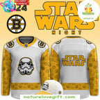 Boston Bruins Star Wars Night Hockey Jersey NHL Fan Gear
