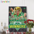 Boston Celtic 2024 NBA Champions Winners Wall Art Poster Canvas