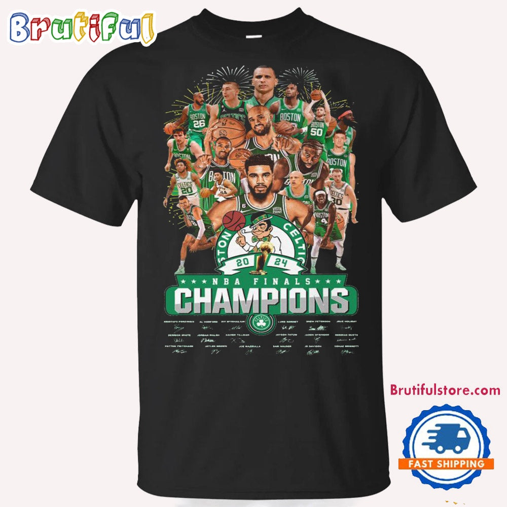 Boston Celtic 2024 NBA Finals Champions Basketball T Shirt