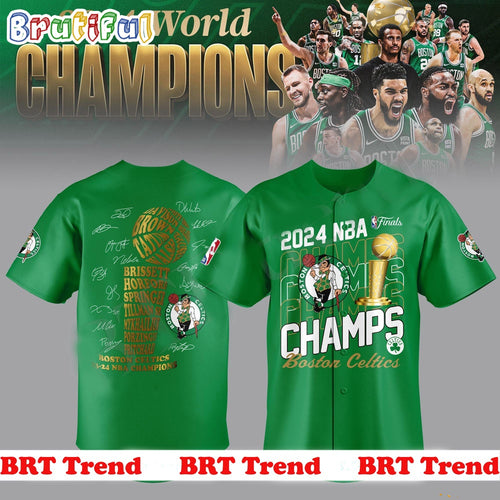 Boston Celtics 2024 NBA Champions Final Jersey Shirt