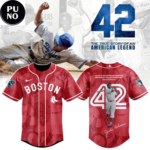 Boston Red Sox 2026 Legend Jackie Robinson #42 Baseball Jersey