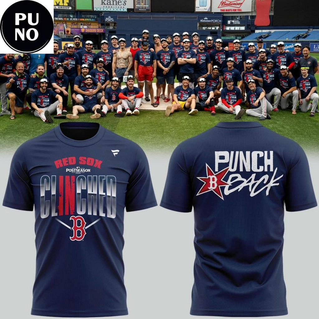 Boston Red Sox 2026 Postseason Clinched T-Shirt