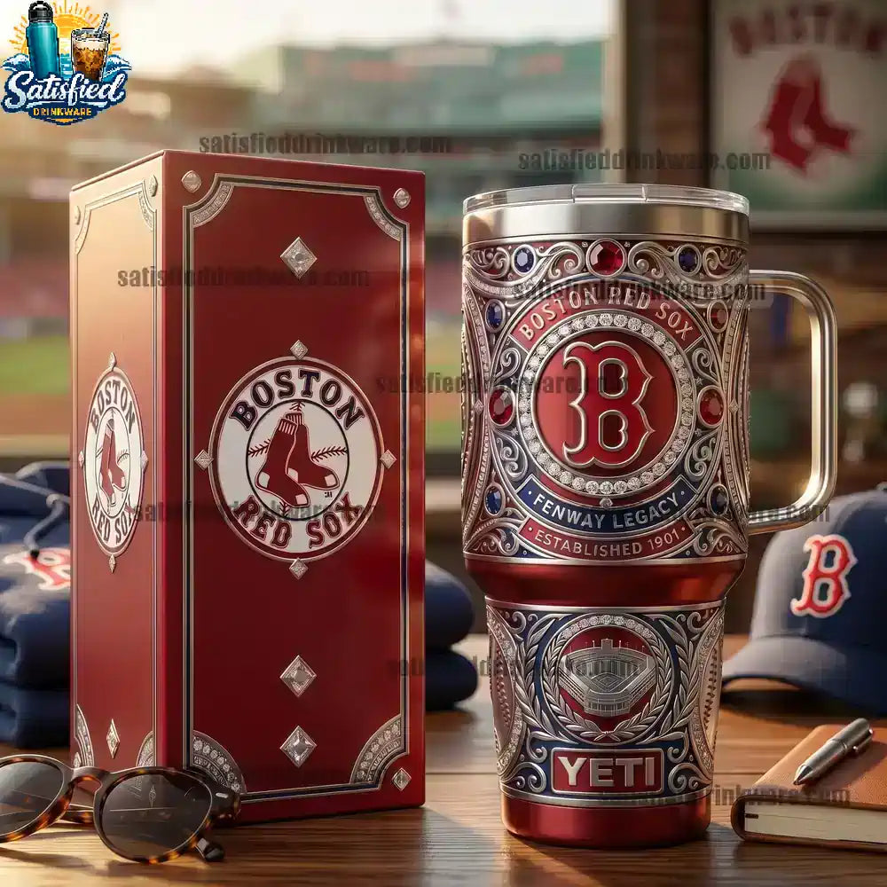 Boston Red Sox 40oz Edition With Handle Yeti Tumbler