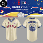 Boston Red Sox Celebration Cabo Verde 2026 Baseball Jersey