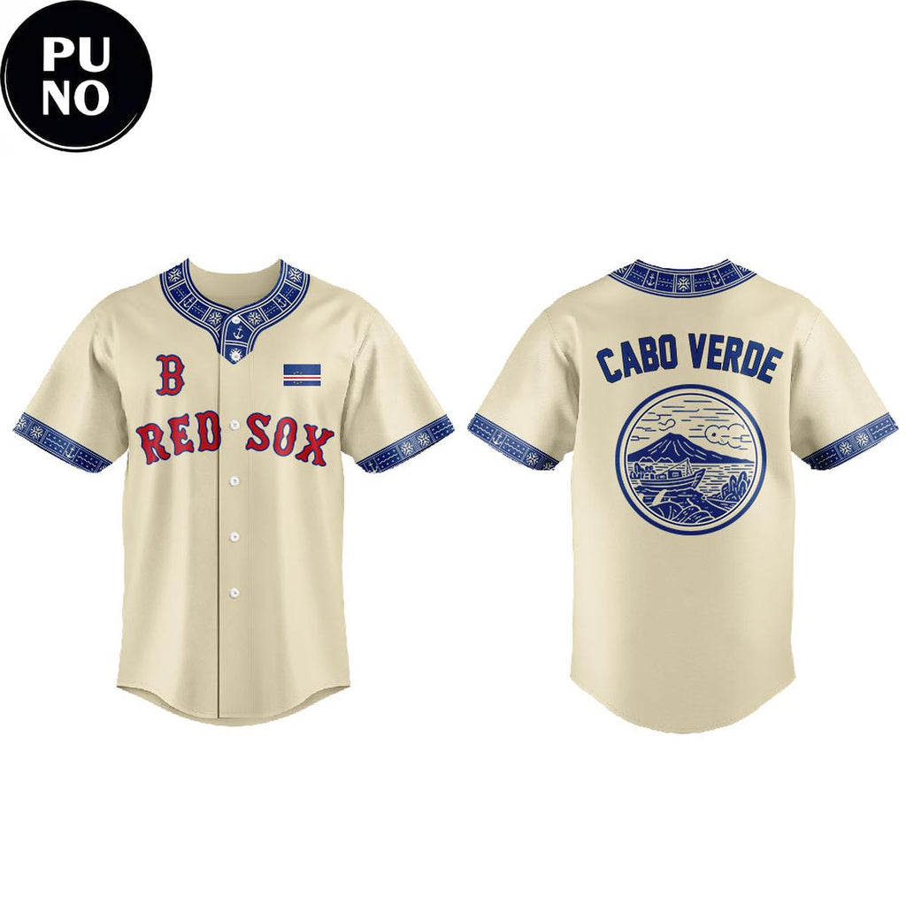 Boston Red Sox Celebration Cabo Verde 2026 Baseball Jersey