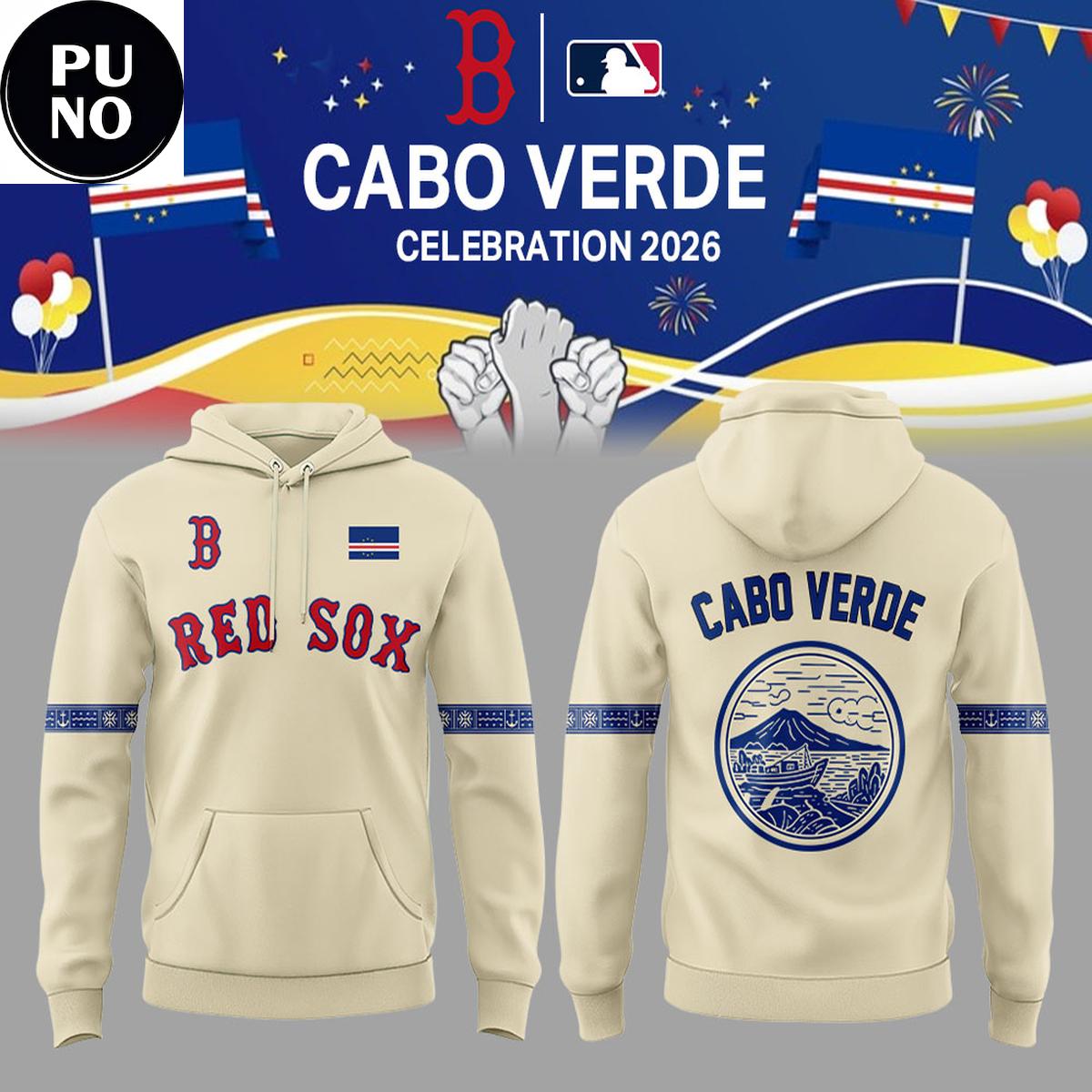 Boston Red Sox Celebration Cabo Verde 2026 Hoodie