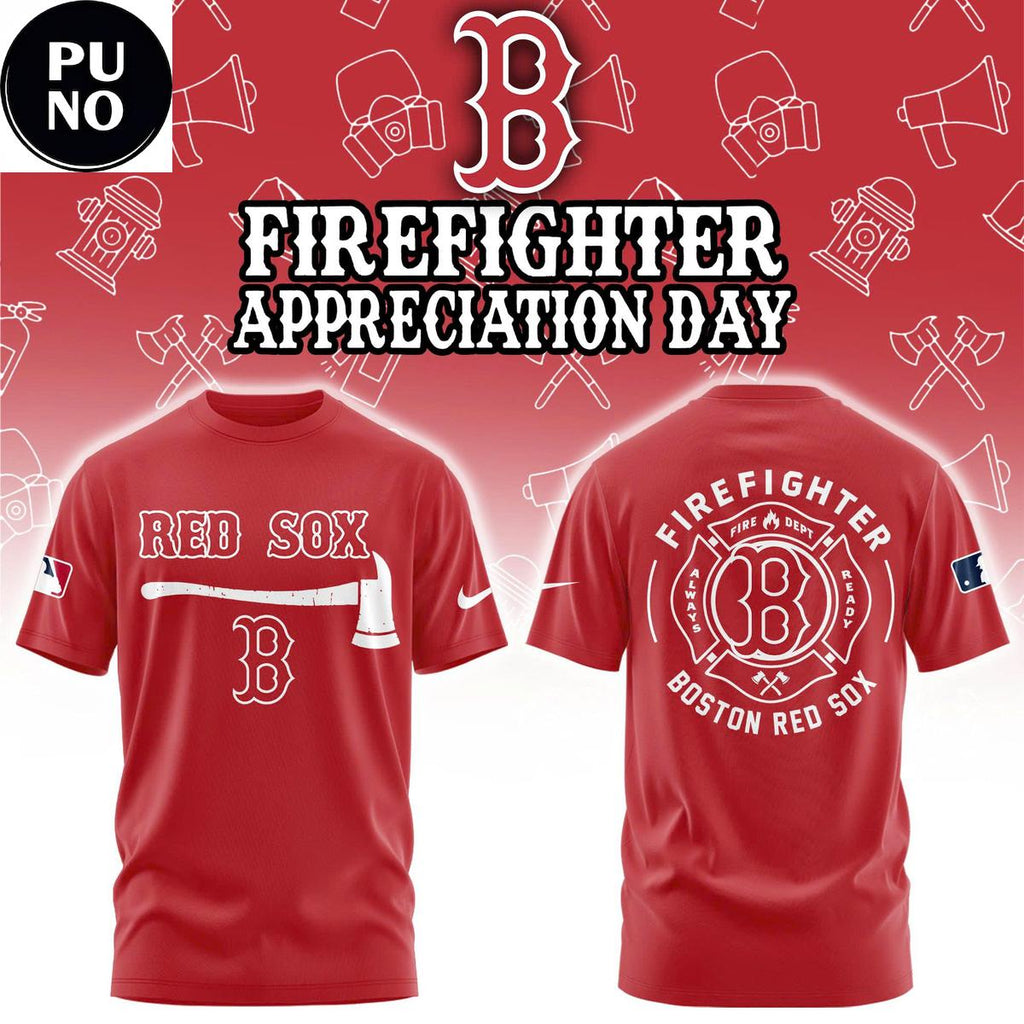 Boston Red Sox Firefighter Application Night 2026 Hoodie T-Shirt