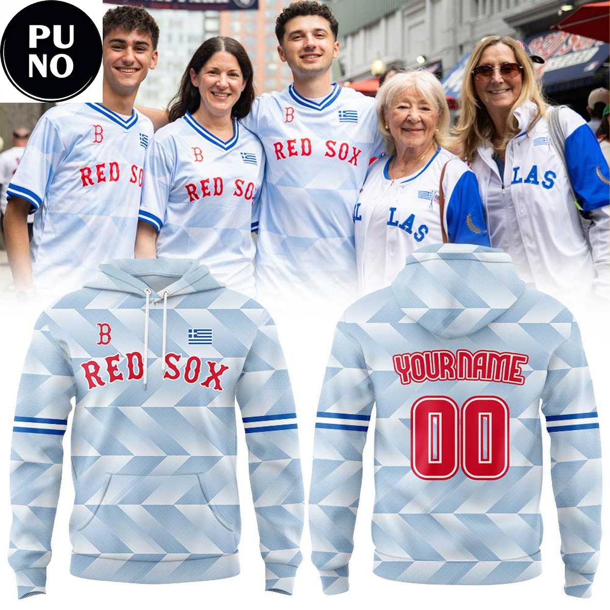 Boston Red Sox Greek Heritage Night 2026 Hoodie