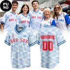 Boston Red Sox Greek Heritage Night 2026 Personalized Baseball Jersey