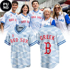 Boston Red Sox Greek Heritage Night 2026 Personalized Baseball Jersey