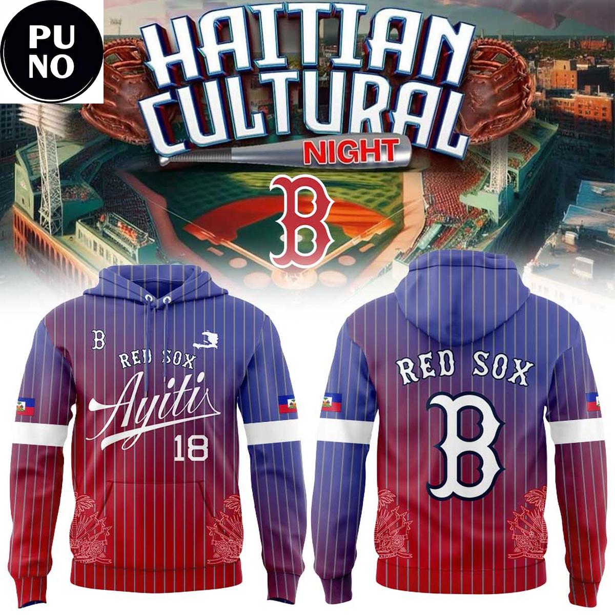 Boston Red Sox Haitian Celebration Night 2026 Hoodie