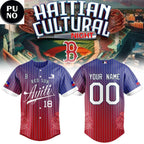 Boston Red Sox Haitian Celebration Night 2026 Personalized Baseball Jersey