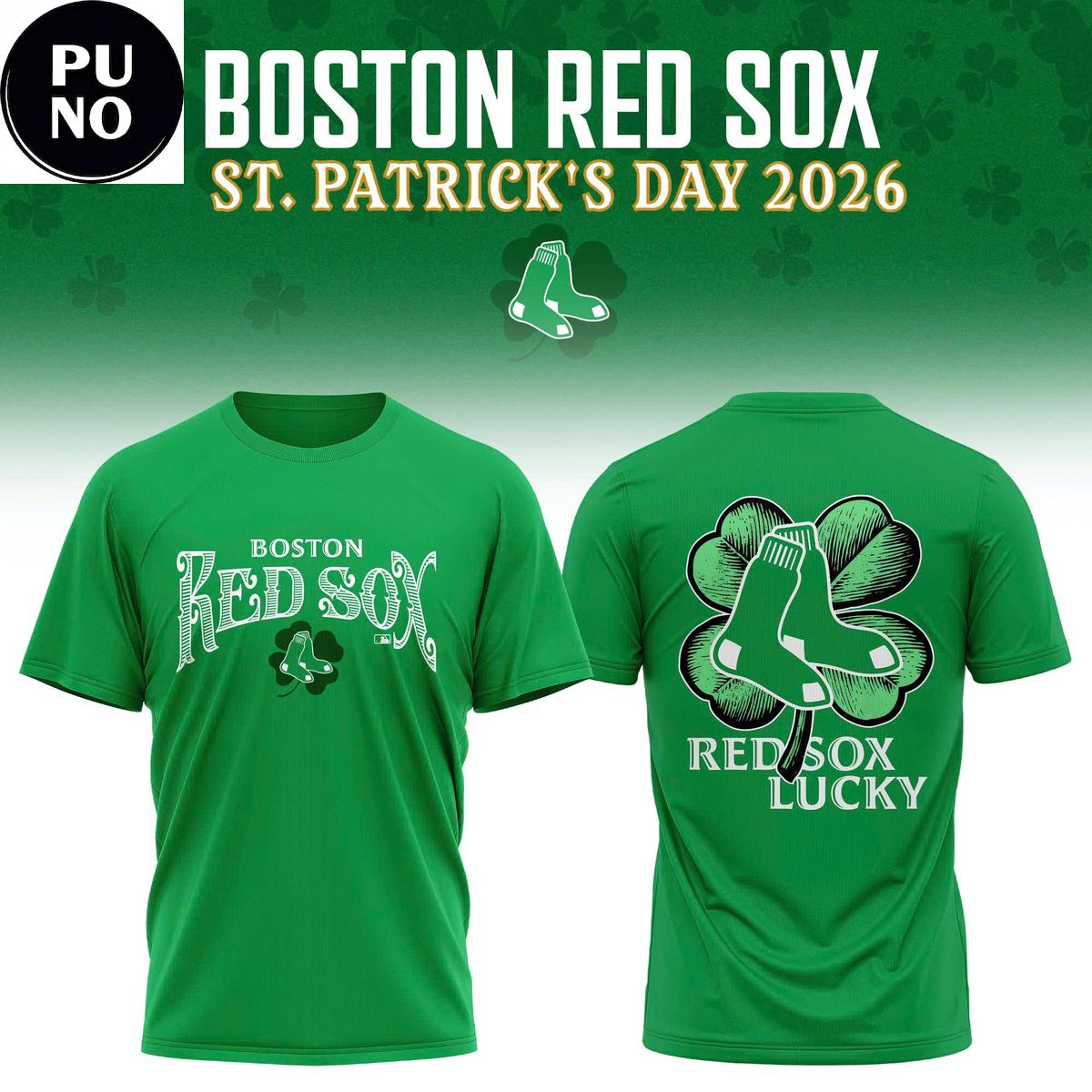 Boston Red Sox Happy St. Patrick’s Day 2026 Hoodie T-Shirt