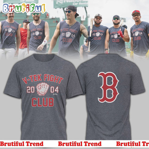 Boston Red Sox V-TEK Fight Club 2004 T Shirt