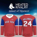 Boston Red Sox X Heated Rivalry Shane Hollander #24 Hockey Jersey