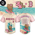 Boston Red Sox x Hello Kitty Surfing Kawaii Summer 2026 Baseball Jersey