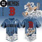 Boston Red Sox x One Piece 2026 Gear 5 Luffy Nika Baseball Jersey