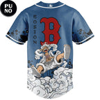 Boston Red Sox x One Piece 2026 Gear 5 Luffy Nika Baseball Jersey