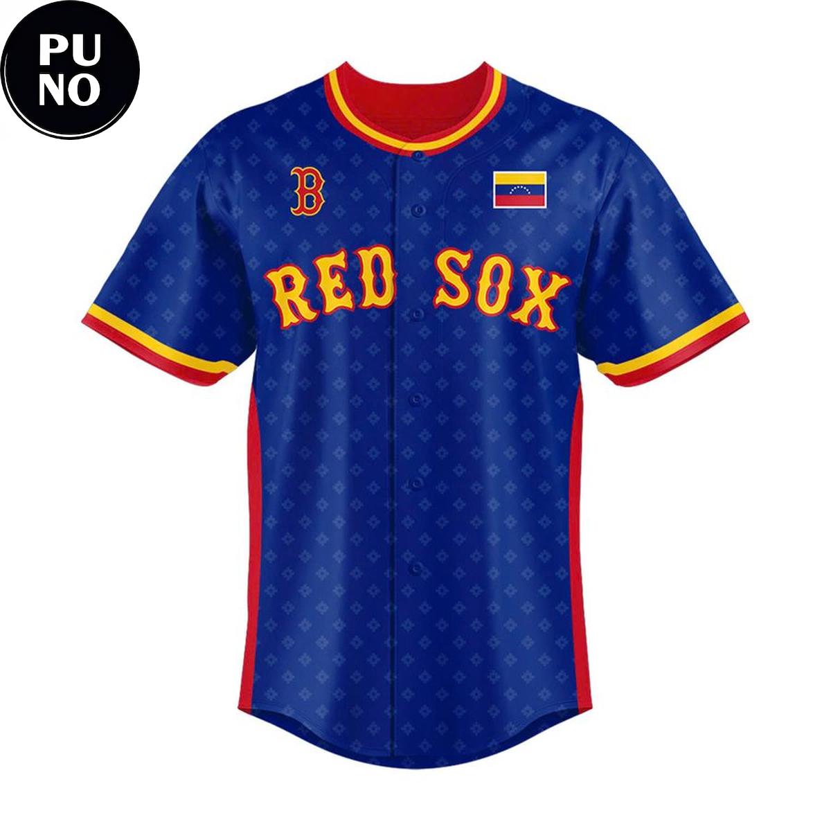 Boston Red Sox x Venezuelan Heritage 2026 Baseball Jersey