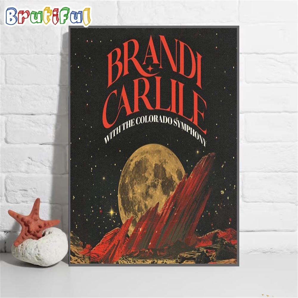 Brandi Carlile Featuring The Hanseroth Twins March 2024 Washington Dc The Anthem Tour Wall Art Poster Canvas