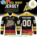 Louis Riel Night Jersey Auction Brandon Wheat Kings Hockey