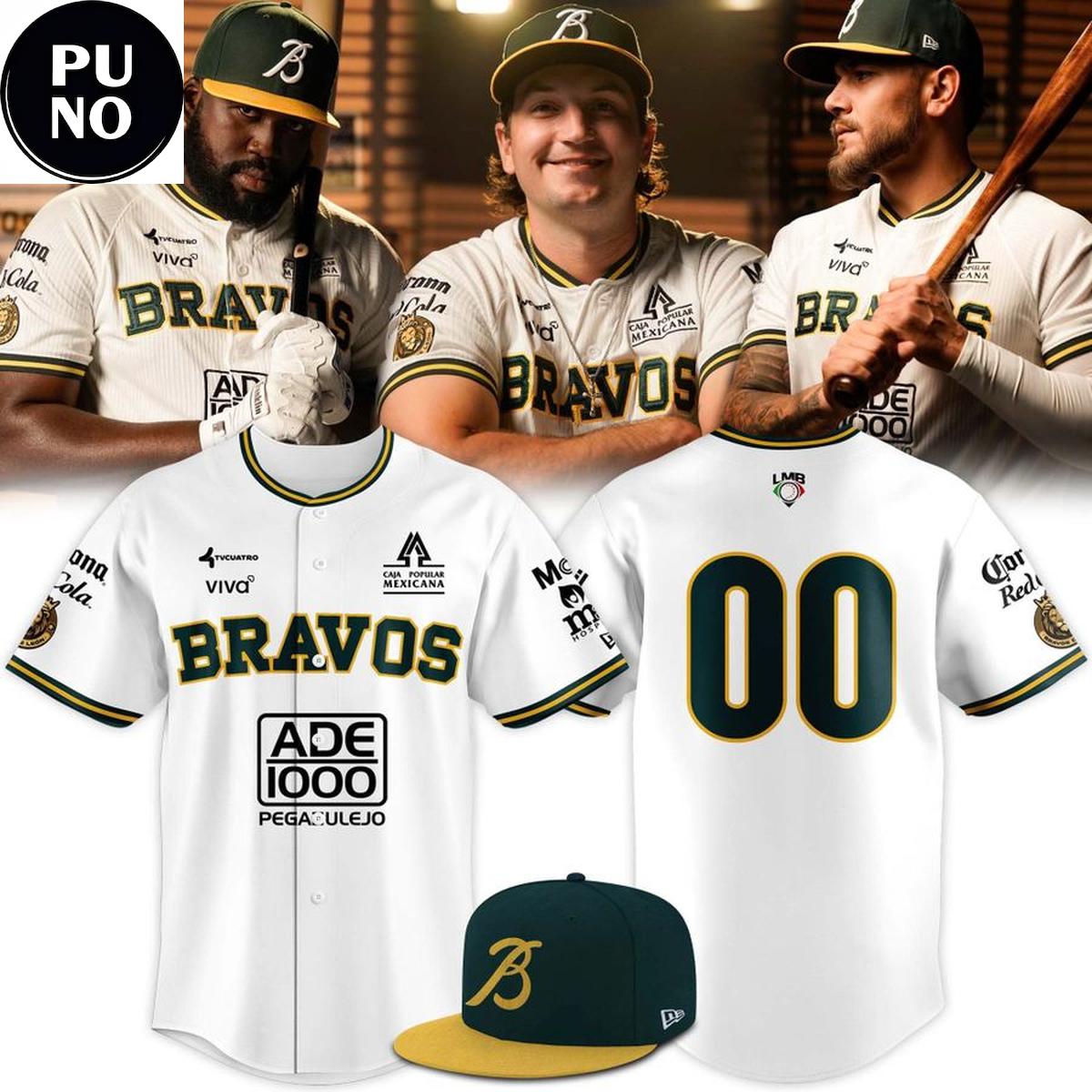 Bravos de León 2026 New Season Personalized Baseball Jersey