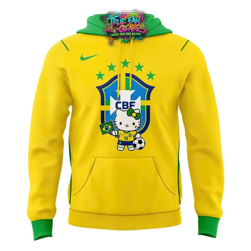 Brazil Soccer World Cup 2026 x Hello Kitty Special New Hoodie