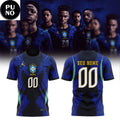 Brazil National Team x Jordan Brand 2026 Away Match FIFA World Cup Personalized T-Shirt