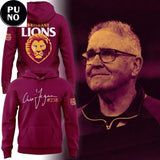 Brisbane Lions 2026 Coach Chris Fagan 238 Game Hoodie T-Shirt