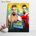 Bron Breakker Vs Andre Chase At NXT Spring Breakin Wall Art Poster Canvas