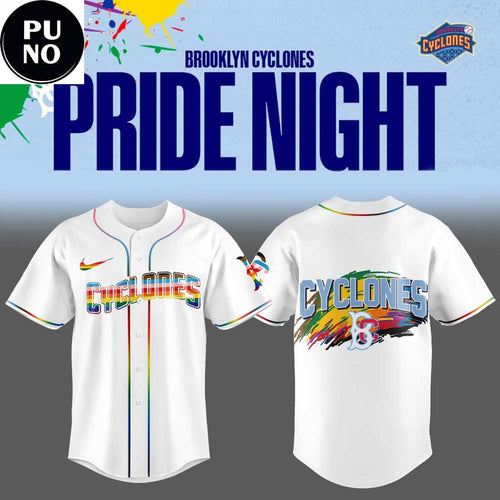 Brooklyn Cyclones Pride Night 2026 Baseball Jersey