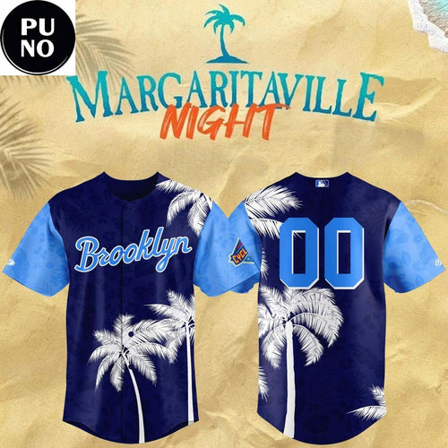 Brooklyn Cyclones x Margaritaville Night 2026 Personalized Baseball Jersey
