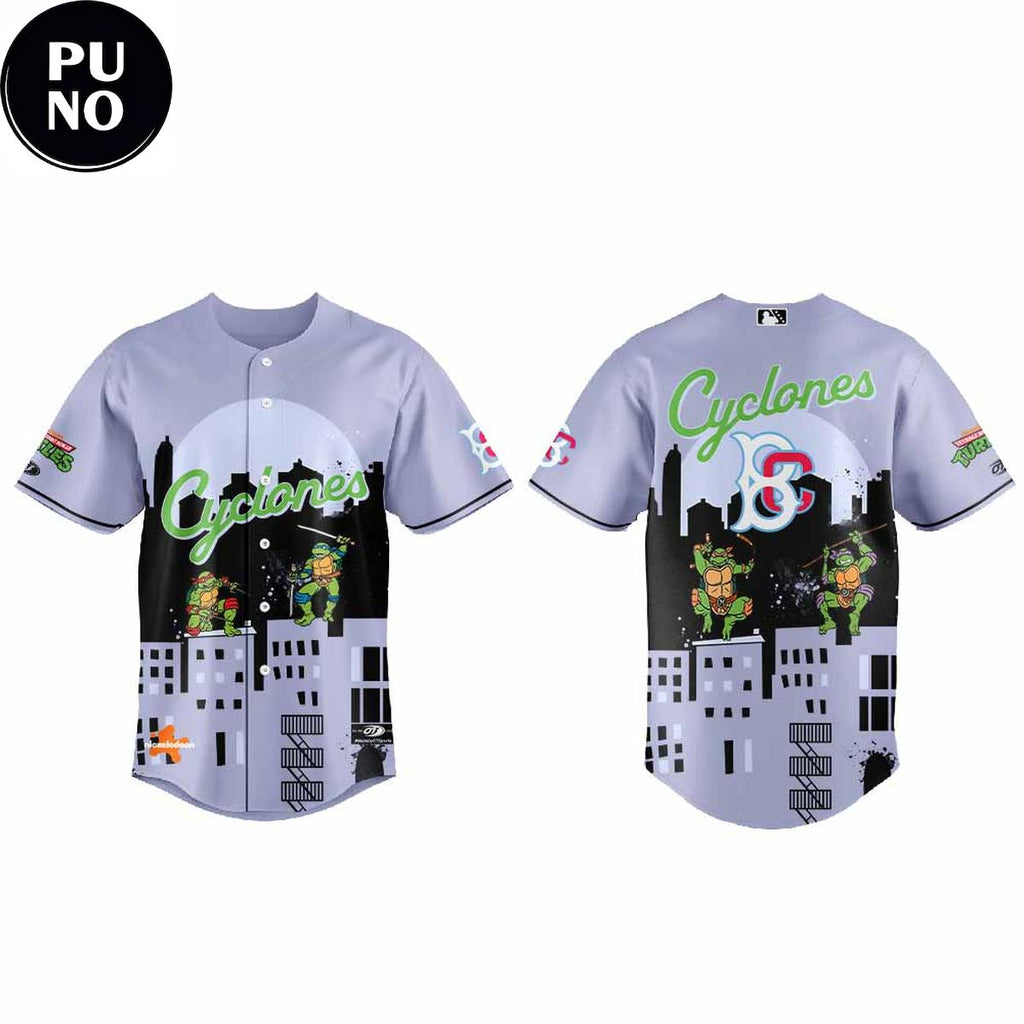 Brooklyn Cyclones x Teenage Mutant Ninja Turtles 2026 Personalized Baseball Jersey