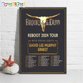 Brooks And Dunn Reboot 2024 Tour With Lee Murphy Ernest Performance Schedule Wall Art Poster Canvas
