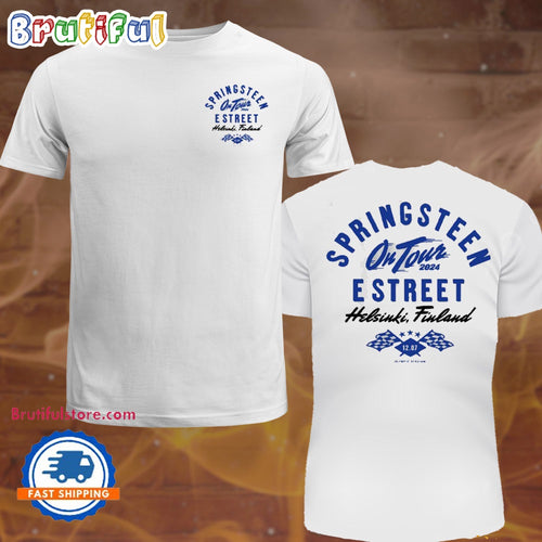 Bruce Springsteen And The E-Street Band Helsinki 2024 Tour T Shirt