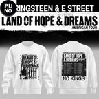 Bruce Springsteen Land of Hope and Dreams American Tour 2026 Hoodie Shirt