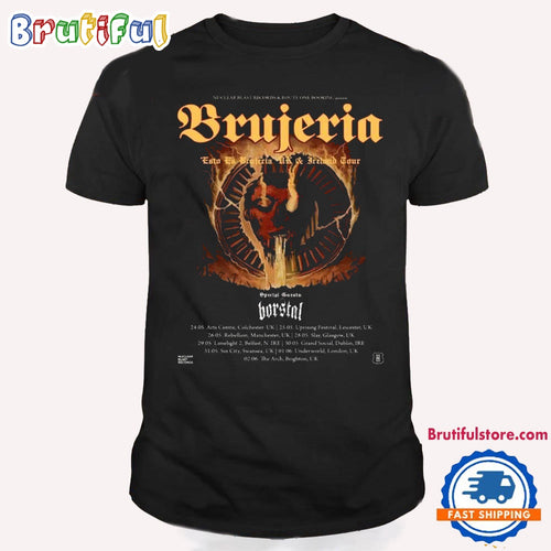 Brujeriaesto Es Brujeria Uk Ireland Tour 2024 T Shirt