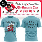 Bruno Mars x Hello Kitty 2026 The Romantic Tour Pop-Up Hoodie T-Shirt