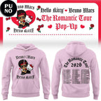 Bruno Mars x Hello Kitty 2026 The Romantic Tour Pop-Up Schedule Hoodie T-Shirt