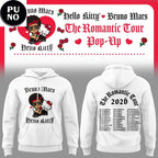 Bruno Mars x Hello Kitty 2026 The Romantic Tour Pop-Up Schedule Hoodie T-Shirt