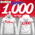 Bryce Harper 1000 Runs Philadelphia Phillies Baseball Hoodie