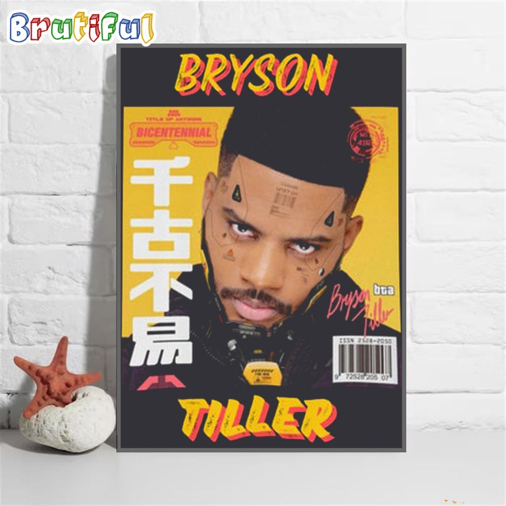 Bryson Tiller Tour 2024 Poster Canvas Art