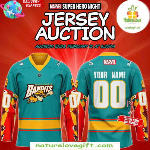 Buffalo Bandits 2026 Marvel Super Hero Jersey