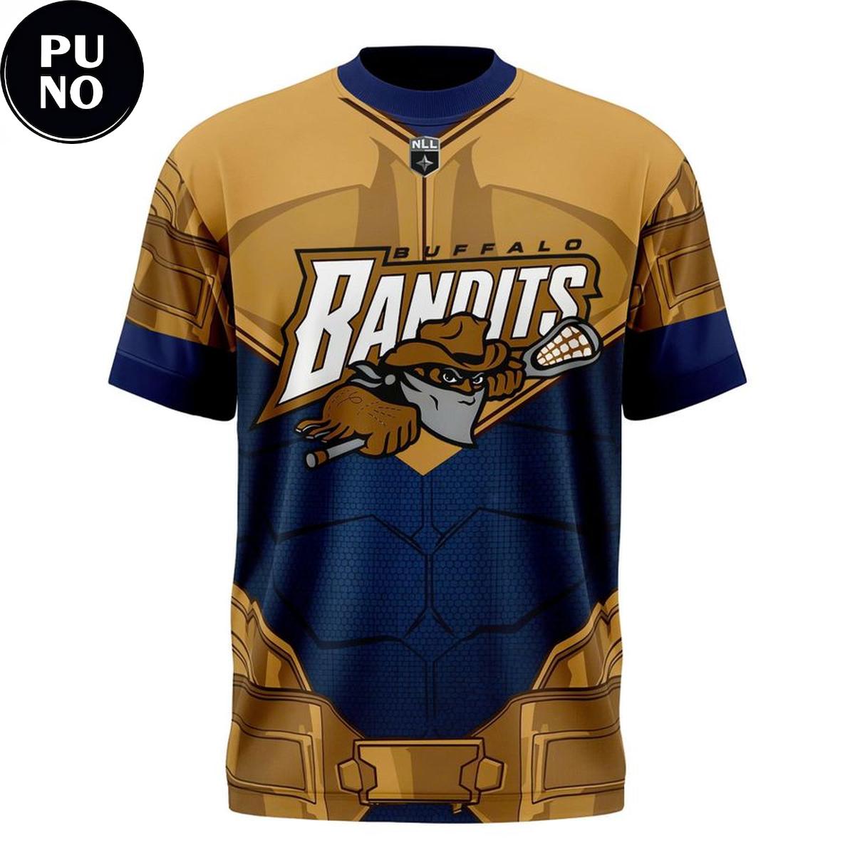 Buffalo Bandits Marvel Super Hero Night 2026  Power of Thanos Hoodie T-Shirt