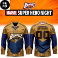 Buffalo Bandits Marvel Super Hero Night 2026  Power of Thanos Personalized Hockey Jersey