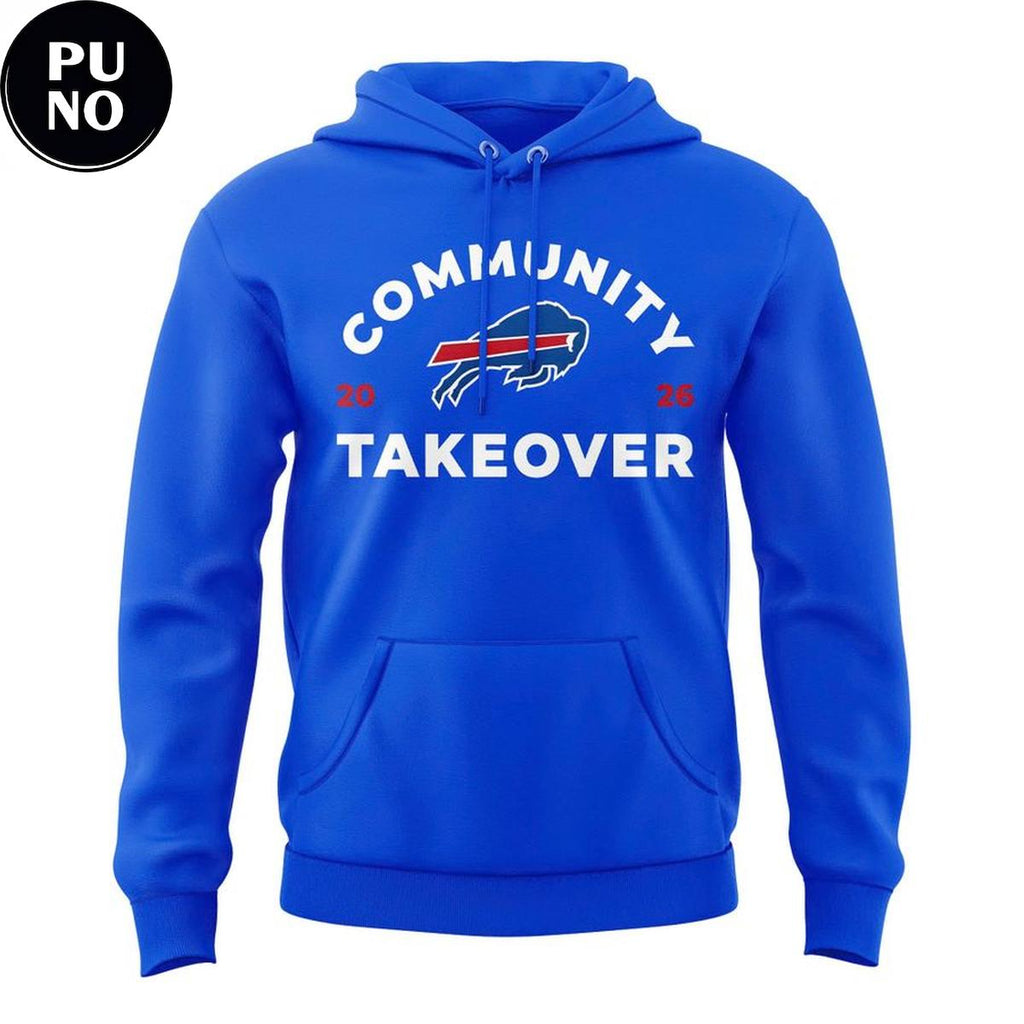 Buffalo Bills 2026 Community Takeover Personalized Hoodie T-Shirt