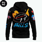 Buffalo Bills 2026 Josh Allen Billustration Hoodie T-Shirt
