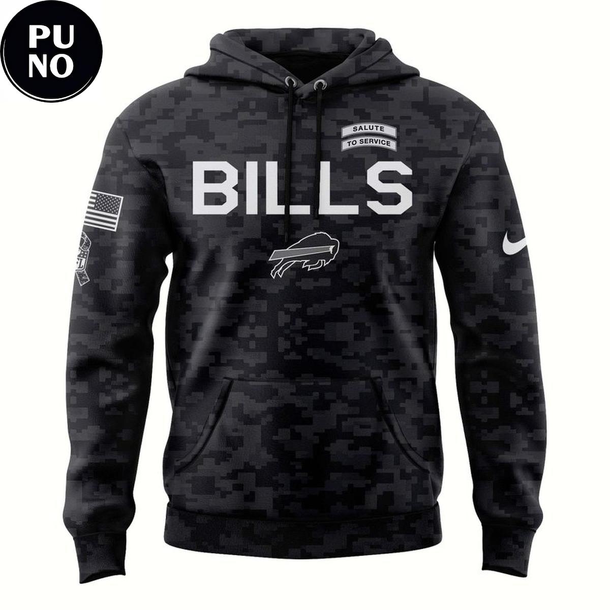 Buffalo Bills 2026 NFL Salute to Service Hoodie T-Shirt