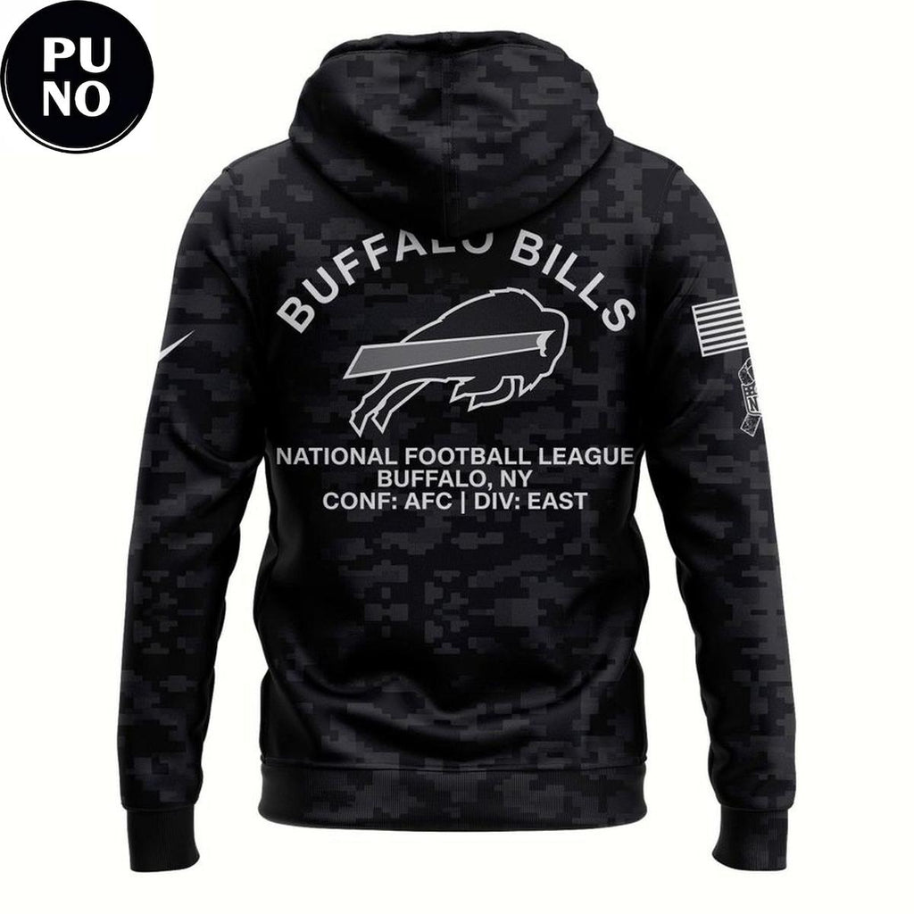 Buffalo Bills 2026 NFL Salute to Service Hoodie T-Shirt
